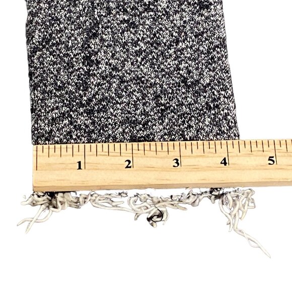 Shabby Chic Jacket Womens M Gray Heather Melange Distressed Raw Edge Grunge Y2K - Picture 13 of 16